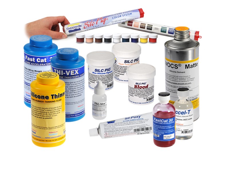 accessori per siliconi al platino e allo stagno