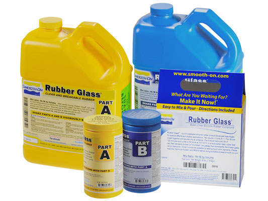 rubber glass