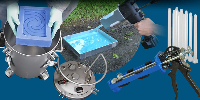 attrezzature per resine e gomme