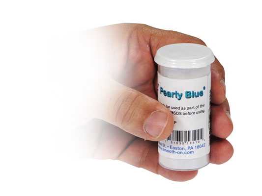 pearly blue